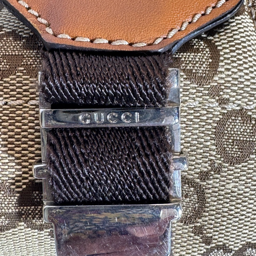 Gucci Beige and Brown GG Canvas Backpack - Picture 8 of 12